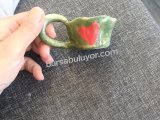 El yapımı espresso fincanı